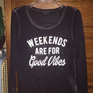 Long sleeve lounge shirt